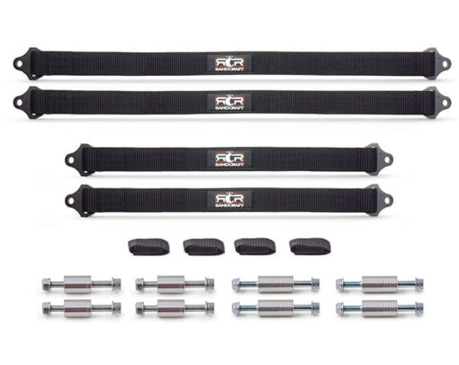 Sandcraft Motorsports Polaris Rzr Xp Turbo S Limit Straps, Full Kit