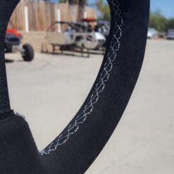 Madigan Motorsports Black Suede Utv Steering Wheel