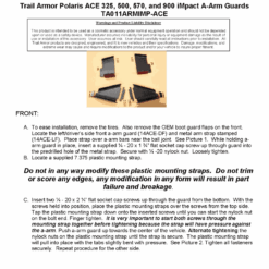 Trail Armor Polaris Ace A Arm Guards