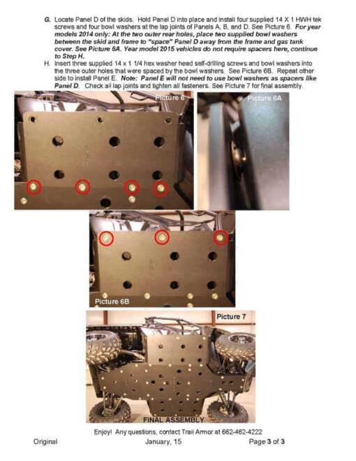 Trail Armor Polaris Ranger Midsize Skid Plate, Full Protection
