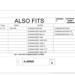 Trail Armor Can-am Commander A Arm Cv Front And Rear Trailing Boot Guards