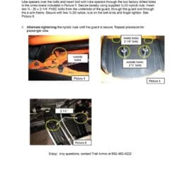 Trail Armor Polaris Ranger Xp 1000 A Arm Guards, 18 -20 Models