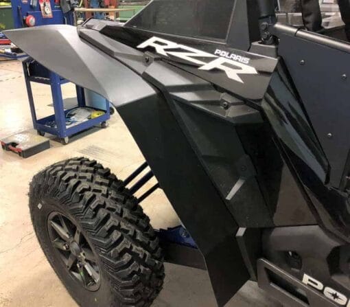 Trail Armor Polaris Rzr Xp Series Mud Flap Fender Extensions, Super Wide Edition
