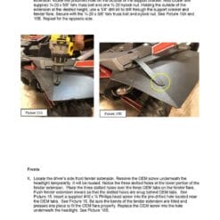 Trail Armor Polaris Rzr Xp Series Mud Flap Fender Extensions, Super Wide Edition