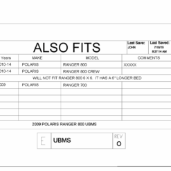 Trail Armor Polaris Ranger Under Bed Mud Shield