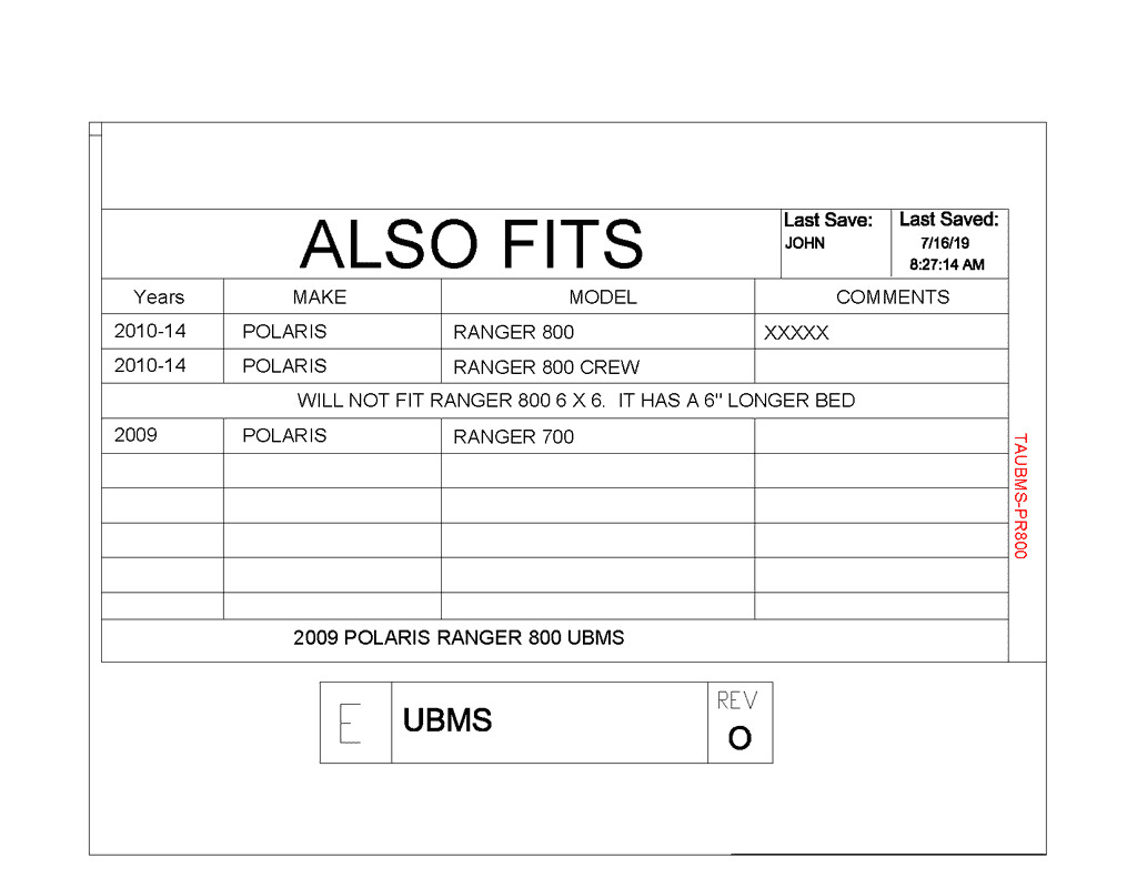 Trail Armor Polaris Ranger Under Bed Mud Shield