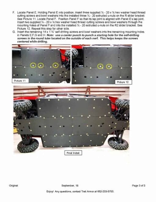 Trail Armor Yamaha Viking Vi Skid Plate With Rock Sliders