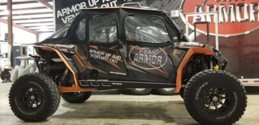 Trail Armor Polaris Rzr Xp Mud Flap Fender Extensions, 14 - 18 Full Set