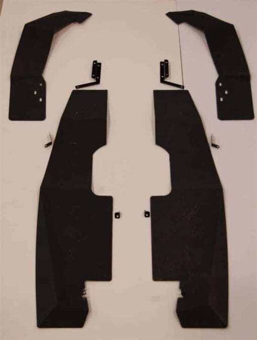 Trail Armor Polaris Rzr Xp Mud Flap Fender Extensions, 14 - 18 Full Set