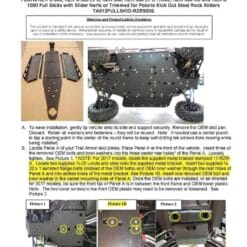 Trail Armor Polaris Rzr 900 Skid Plate S 1000, S 900
