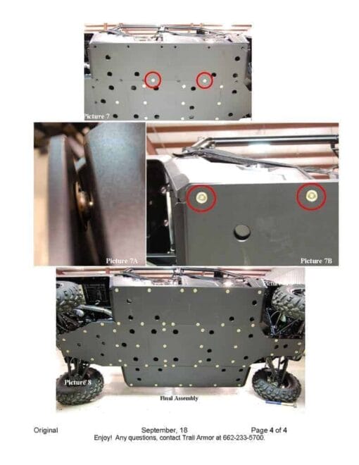 Trail Armor Polaris Ranger Crew 570 Skid Plate, Midsize
