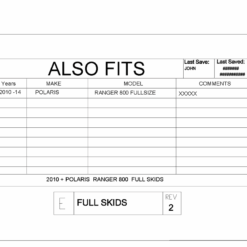 Trail Armor Polaris Ranger Xp 800 Full Skid Plate