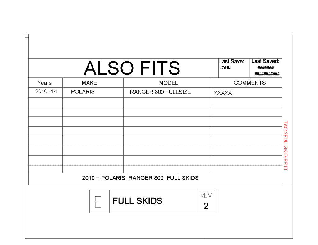 Trail Armor Polaris Ranger Xp 800 Full Skid Plate
