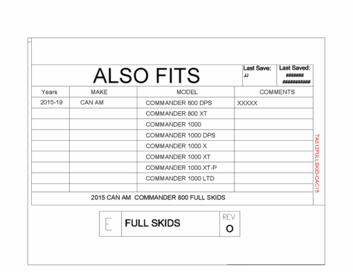 Trail Armor Can-am Commander Full Skid Plate With Rock Sliders