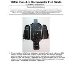 Trail Armor Can-am Commander Full Skid Plate With Rock Sliders