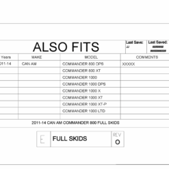 Trail Armor Can-am Commander Chassis Plate With Integrated Sliders
