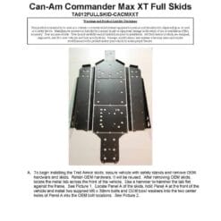 Trail Armor Can-am Commander Max Full Skid Plate With Integrated Sliders