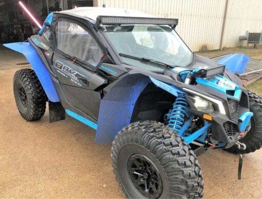 Trail Armor Can-am Maverick X3 Mud Flap Fender Extensions, 72" Super Wide Edition