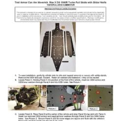 Trail Armor Can-am Maverick Max Full Skid Plate With Integrated Sliders