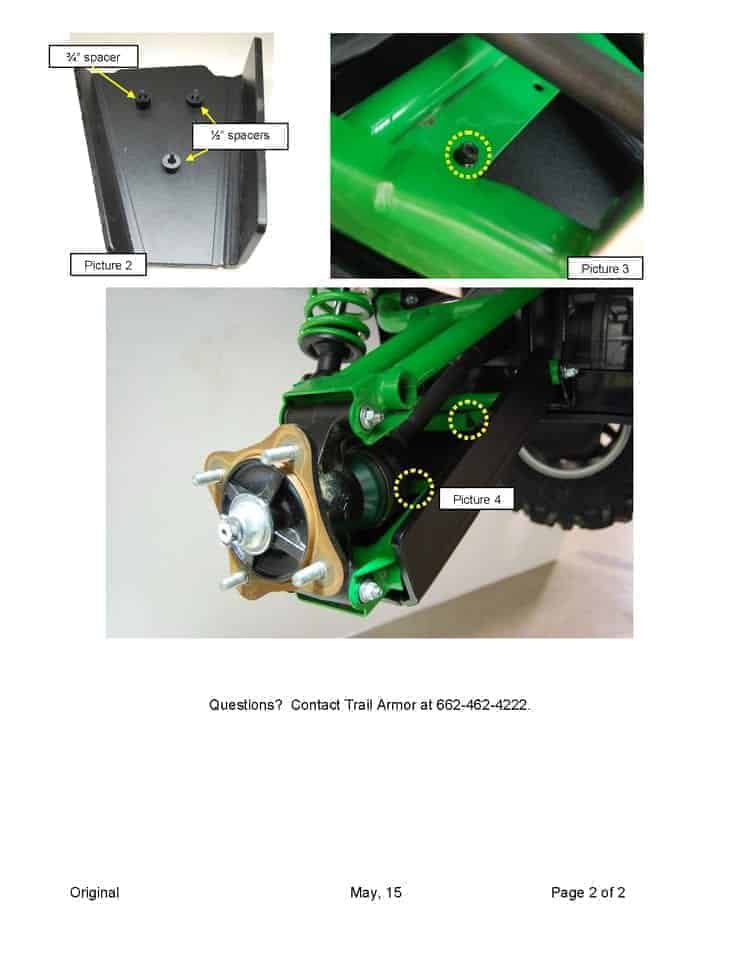 Trail Armor Kawasaki Teryx 4 A Arm Guards