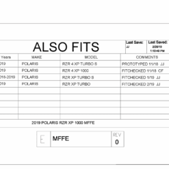 Trail Armor Polaris Rzr Xp Series Mud Flap Fender Extensions, Full Set New Style