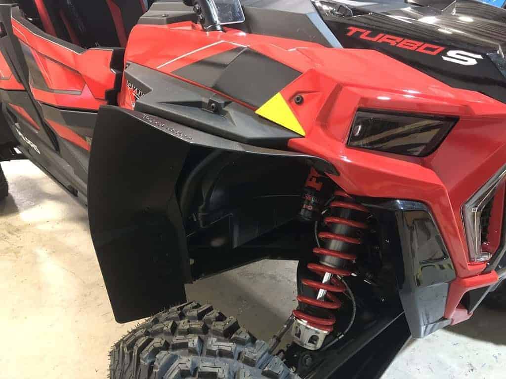 Trail Armor Polaris Rzr Xp Series Mud Flap Fender Extensions, Full Set New Style
