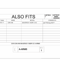 Trail Armor Can-am Maverick Xc A Arm Guards