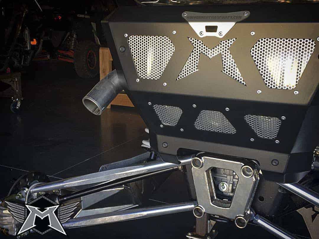 Madigan Motorsports Polaris Rzr Turbo S Rear Bulkhead, Radius Plate