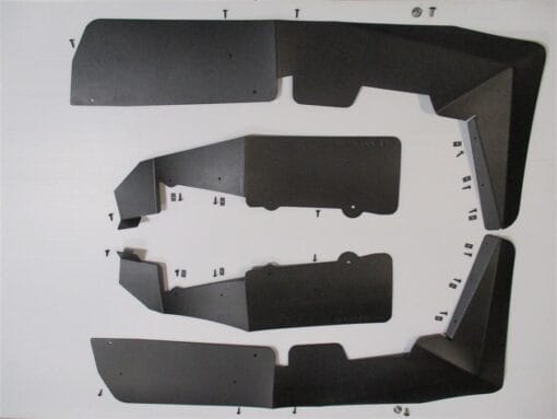 Trail Armor Polaris Rzr 570 Mud Flap Fender Extensions