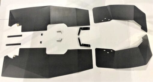 Trail Armor Polaris Rzr Xp Series Mud Flap Fender Extensions, Super Wide Edition
