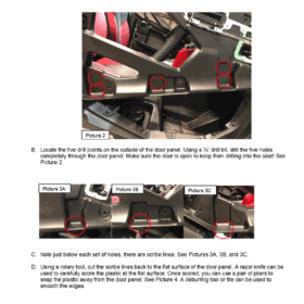 Trail Armor Honda Talon Lower Door Insert Kit