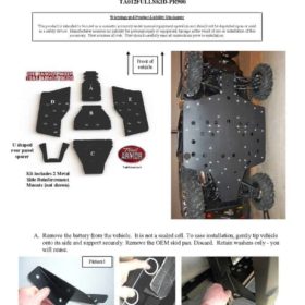 Trail Armor Polaris Ranger Xp Full Skid Plate With Sliders, 17 Older