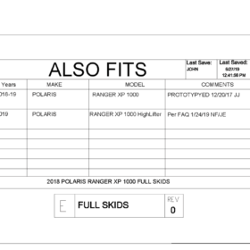 Trail Armor Polaris Ranger Xp 1000 Full Skids, 18 - 20