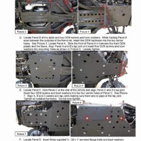 Trail Armor Can-am Commander Chassis Plate With Integrated Sliders