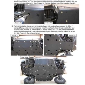 Trail Armor Can-am Commander Chassis Plate With Integrated Sliders