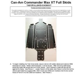 Trail Armor Can-am Commander Max Full Skid Plate With Integrated Sliders