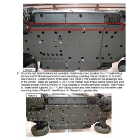 Trail Armor Can-am Commander Max Full Skid Plate With Integrated Sliders