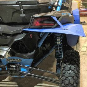 Trail Armor Can-am Maverick X3 Mud Flap Fender Extensions, 72" Super Wide Edition