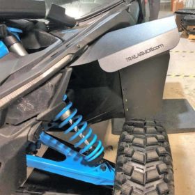 Trail Armor Can-am Maverick X3 Mud Flap Fender Extensions, 72" Super Wide Edition