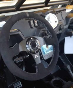 Black Suede Utv Steering Wheel