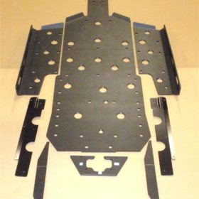 Trail Armor Polaris Rzr Xp 900 Skid Plate With Slider Nerfs