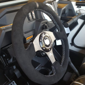 Madigan Motorsports Black Suede Utv Steering Wheel