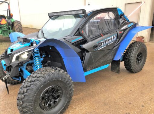 Trail Armor Can-am Maverick X3 Mud Flap Fender Extensions, 72" Super Wide Edition
