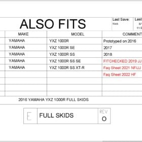 Trail Armor Yamaha Yxz Skid Plate With Integrated Sliders