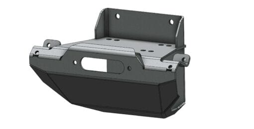 Ct Race Worx Can-am Maverick X3 Winch Mount, Plus Bulkhead