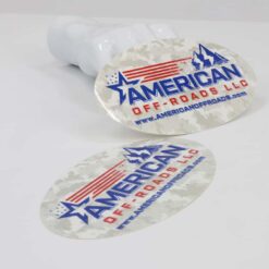 American Off-roads Sticker, Oval Printed