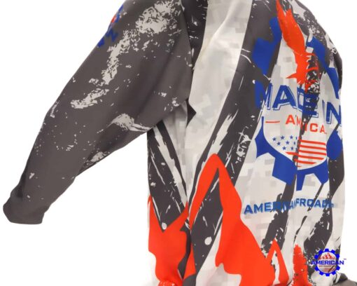 American Off-roads Hoodie, Pull Over Fitted Performance