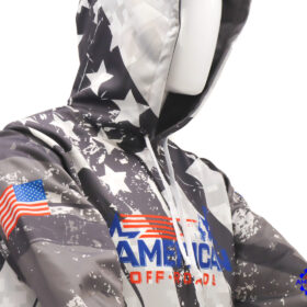 American Off-roads Hoodie, Pull Over Fitted Performance