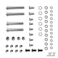 S3 Power Sports Can-am Maverick X3 Gusset Kit, Front Chassis Strength