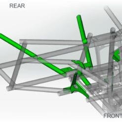 S3 Power Sports Can-am Maverick X3 Chassis Weld-in Gusset Kit